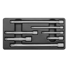 Load image into Gallery viewer, Sealey Wobble/Rigid Extension Bar Set 7pc 1/4", 3/8" & 1/2" Drive (Premier)