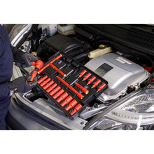 Load image into Gallery viewer, Sealey 1000V Insulated Tool Kit 3/8" Drive 50pc (Premier)