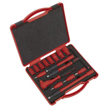 Load image into Gallery viewer, Sealey Insulated Socket Set 16pc 3/8" Drive 6pt WallDrive - VDE Approved (Premier)