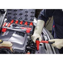 Load image into Gallery viewer, Sealey Insulated Socket Set 10pc 1/2" Drive 6pt WallDrive - VDE Approved (Premier)