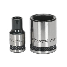 Load image into Gallery viewer, Sealey Socket Set 32pc 1/4" Drive 6pt WallDrive Metric Black Series (Premier)