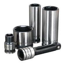 Load image into Gallery viewer, Sealey Socket Set 34pc 3/8" Drive WallDrive Metric Black Series (Premier)