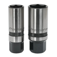 Load image into Gallery viewer, Sealey Socket Set 34pc 3/8" Drive WallDrive Metric Black Series (Premier)