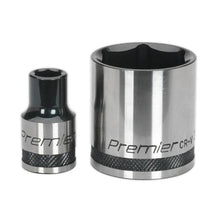 Load image into Gallery viewer, Sealey Socket Set 28pc 1/2" Drive 6pt WallDrive Metric Black Series (Premier)