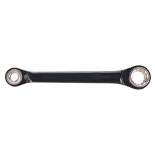 Load image into Gallery viewer, Sealey Ratchet Ring Spanner 4-in-1 Reversible Metric (Premier)