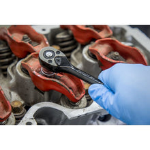 Load image into Gallery viewer, Sealey Ratchet Wrench 1/4" Drive Black (Premier)