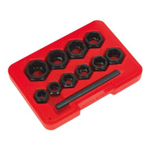 Load image into Gallery viewer, Sealey Bolt Extractor Set 11pc Spanner Type