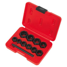 Load image into Gallery viewer, Sealey Bolt Extractor Set 11pc Spanner Type