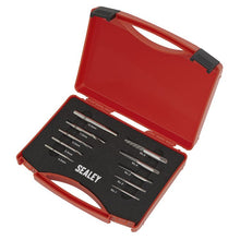 Load image into Gallery viewer, Sealey Step Drill Screw/Bolt Extractor Set 10pc