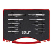 Load image into Gallery viewer, Sealey Step Drill Screw/Bolt Extractor Set 10pc