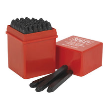 Load image into Gallery viewer, Sealey Letter and Number Punch/Stamp Set 36pc 2.5mm