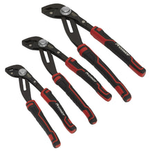 Load image into Gallery viewer, Sealey Water Pump Pliers Set 3pc Quick Release (Premier)