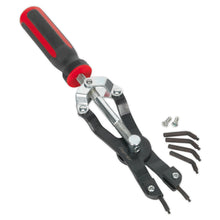 Load image into Gallery viewer, Sealey Circlip Pliers Heavy-Duty Professional Internal/External with 3 Tip Sets (Premier)