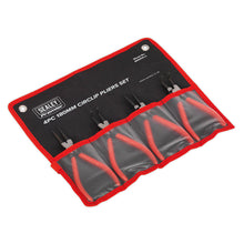 Load image into Gallery viewer, Sealey Circlip Pliers Set 180mm 4pc (Vinyl Grip) (Premier)