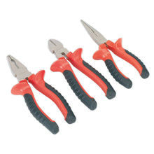 Load image into Gallery viewer, Sealey Pliers Set 3pc Anti-Slip (Premier)