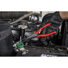 Load image into Gallery viewer, Sealey Needle Nose Pliers Double Joint Long Reach 335mm 45° (Premier)