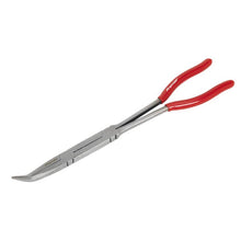 Load image into Gallery viewer, Sealey Needle Nose Pliers Double Joint Long Reach 335mm 45° (Premier)