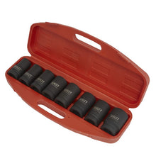 Load image into Gallery viewer, Sealey Impact Socket Set 8pc 1" Drive Deep Metric (Premier)