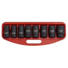 Load image into Gallery viewer, Sealey Impact Socket Set 8pc 1" Drive Deep Metric (Premier)
