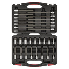 Load image into Gallery viewer, Sealey Hex Socket Bit Set 30pc 3/8" Drive - Platinum (Premier)