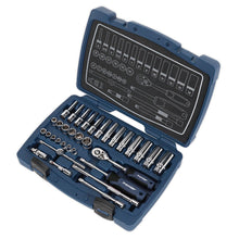 Load image into Gallery viewer, Sealey Socket Set 33pc 1/4" Drive 6pt WallDrive Metric (Premier)