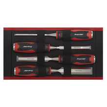 Load image into Gallery viewer, Sealey Hammer-Thru Wood Chisel 4pc Set (Premier)