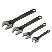 Load image into Gallery viewer, Sealey Adjustable Wrench Set 4pc (Premier)