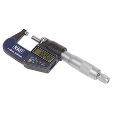 Load image into Gallery viewer, Sealey Digital External Micrometer 0-25mm (0-1")