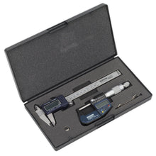 Load image into Gallery viewer, Sealey Digital Measuring Set 2pc