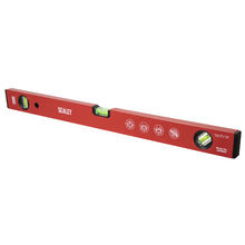 Load image into Gallery viewer, Sealey Spirit Level 600mm (24") - 0.9mm Aluminium Box Section (Premier)