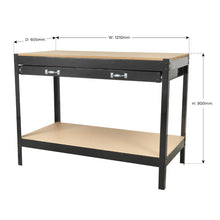 Load image into Gallery viewer, Sealey Workbench 1 Drawer 1.2M