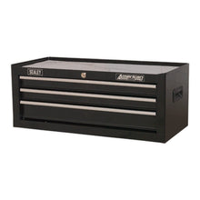 Load image into Gallery viewer, Sealey Mid-Box 3 Drawer Ball-Bearing Slides - Black (AP223B)