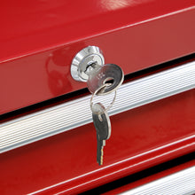 Load image into Gallery viewer, Sealey Mid-Box 3 Drawer Ball-Bearing Slides - Red (AP223)