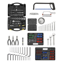 Load image into Gallery viewer, Sealey Topchest 9 Drawer Ball-Bearing Slides - Red/Grey with 205pc Tool Kit