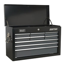 Load image into Gallery viewer, Sealey Topchest 9 Drawer Ball-Bearing Slides - Black/Grey