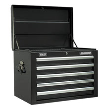Load image into Gallery viewer, Sealey Toolchest Combination 14 Drawer Ball-Bearing Slides - Black & 446pc Tool Kit (Premier)