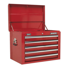 Load image into Gallery viewer, Sealey Toolchest Combination 14 Drawer Ball-Bearing Slides - Red & 446pc Tool Kit (Premier)