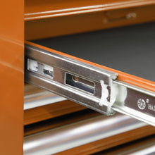 Load image into Gallery viewer, Sealey Rollcab 7 Drawer Ball-Bearing Slides Orange