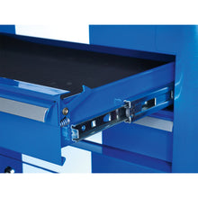 Load image into Gallery viewer, Sealey Retro Style Wide Topchest & Rollcab Combination 10 Drawer Blue/White Stripes