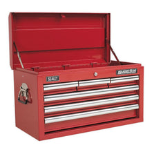 Load image into Gallery viewer, Sealey Topchest 6 Drawer Ball-Bearing Slides - Red