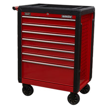 Load image into Gallery viewer, Sealey Rollcab 7 Drawer Ball-Bearing Slides Red (AP3407)