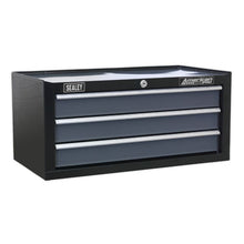Load image into Gallery viewer, Sealey Mid-Box 3 Drawer Ball-Bearing Slides - Black/Grey (Siegen)