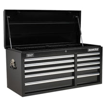 Load image into Gallery viewer, Sealey Topchest 10 Drawer Ball-Bearing Slides Heavy-Duty - Black