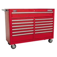 Load image into Gallery viewer, Sealey Toolchest Combination 23 Drawer Ball-Bearing Slides - Red