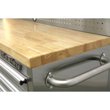 Load image into Gallery viewer, Sealey Mobile Stainless Steel Tool Cabinet 10 Drawer Backboard & 2 Wall Cupboards