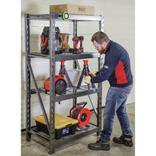 Load image into Gallery viewer, Sealey Heavy-Duty Racking Unit, 4 Mesh Shelves 640kg Capacity Per Level 978mm