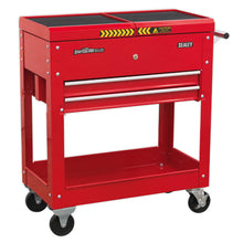 Load image into Gallery viewer, Sealey Mobile Tool & Parts Trolley - Red