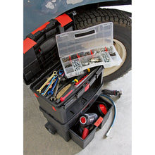 Load image into Gallery viewer, Sealey Mobile Toolbox, Tote Tray & Removable Assortment Box