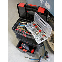 Load image into Gallery viewer, Sealey Mobile Toolbox, Tote Tray & Removable Assortment Box