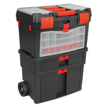 Load image into Gallery viewer, Sealey Mobile Toolbox, Tote Tray & Removable Assortment Box